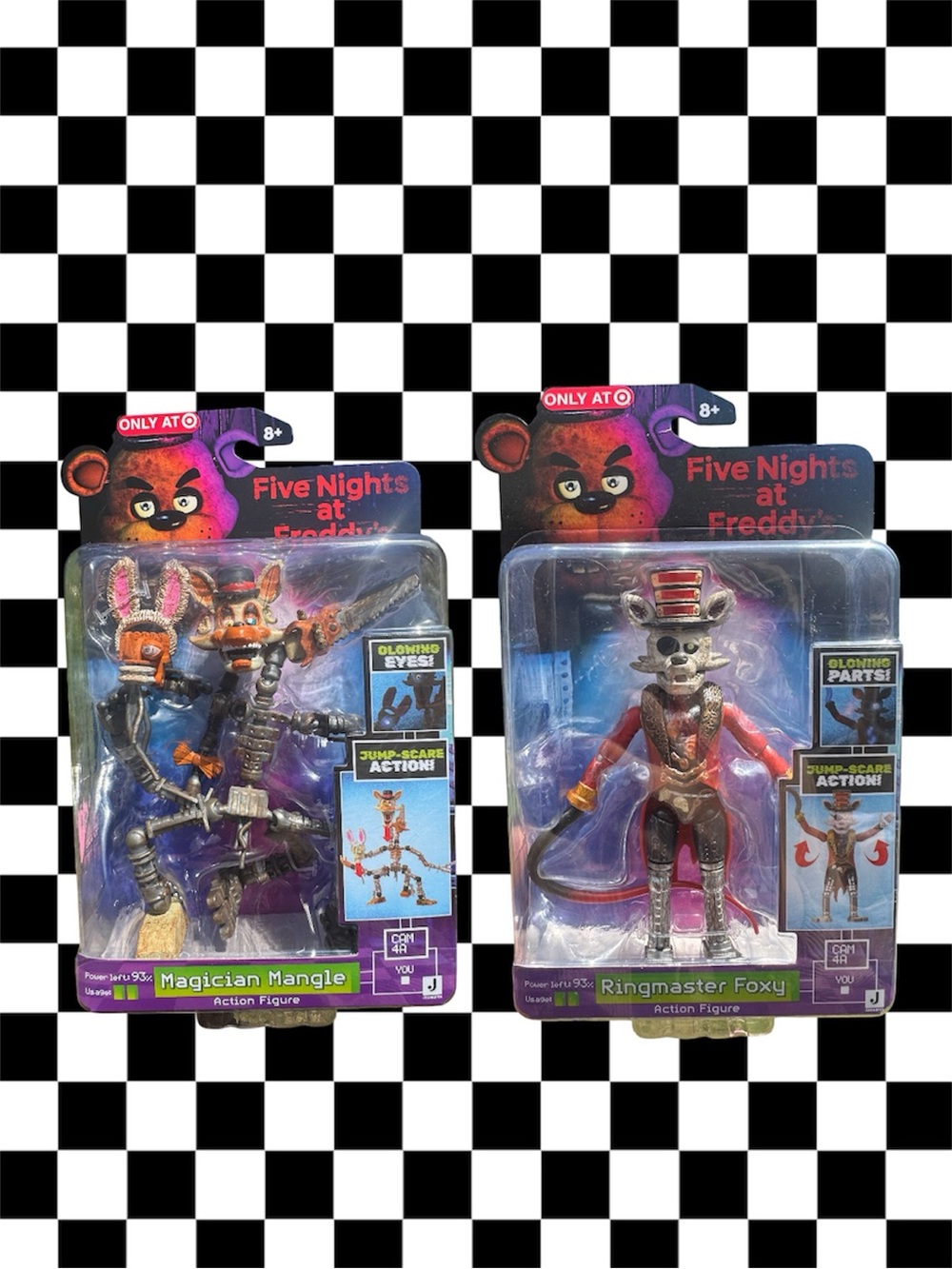 Magician Mangle & Ringmaster Foxy Action Figure bundle